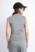 The Grey Mock Neck Tank Top